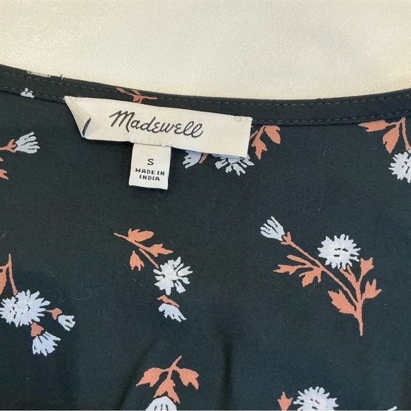 Madewell Petite Challis Sophia Mini Dress is Woodland Floral Size Small - Picture 15 of 15